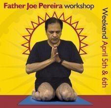Yoga therapist Father Joe Pereira workshop and talk at Clifton Hill Yoga Studio